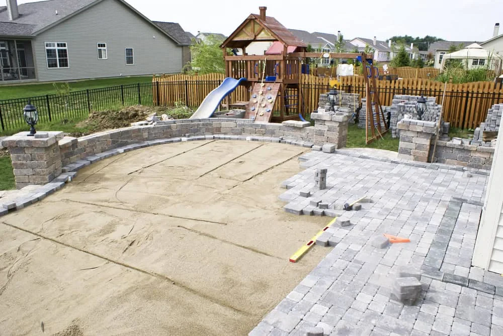 Backyard Patio Playset Construction Mecklenburg County North Carolina