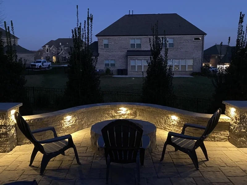 Dusk Patio Empty Chairs Mecklenburg County North Carolina