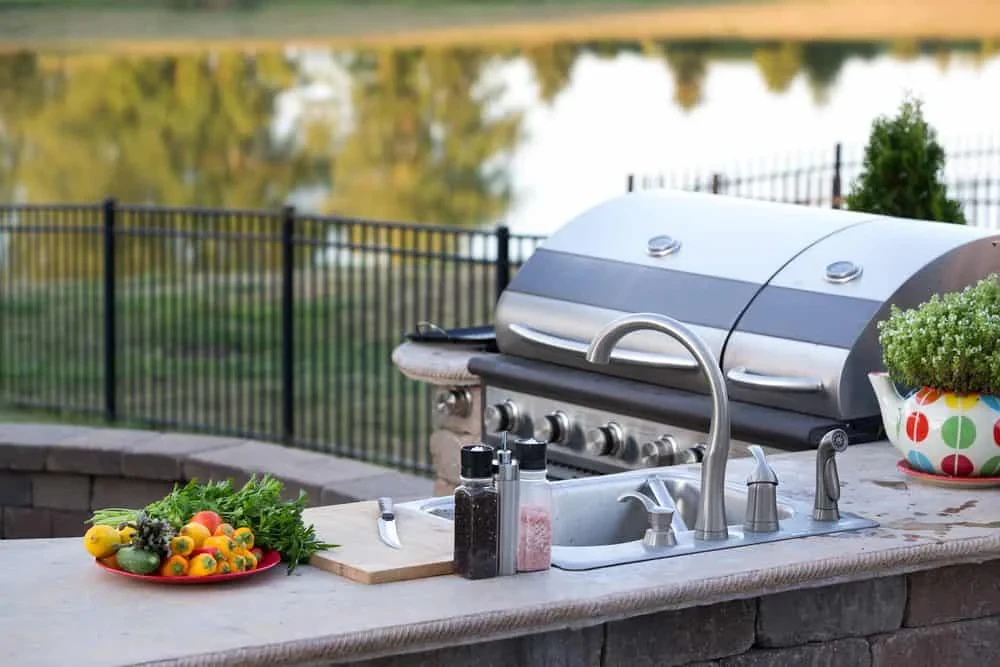 Outdoor Kitchen Grill Setup Mecklenburg County North Carolina