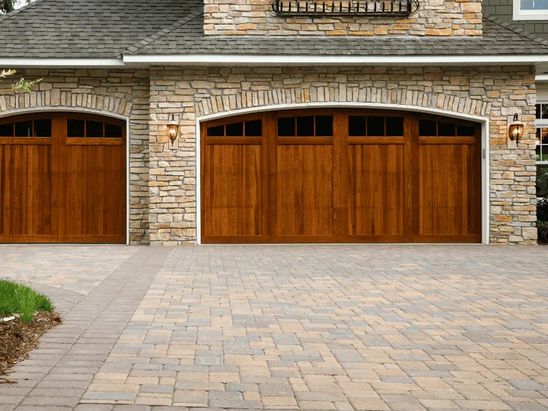 Stone House Garage Driveway Mecklenburg County North Carolina
